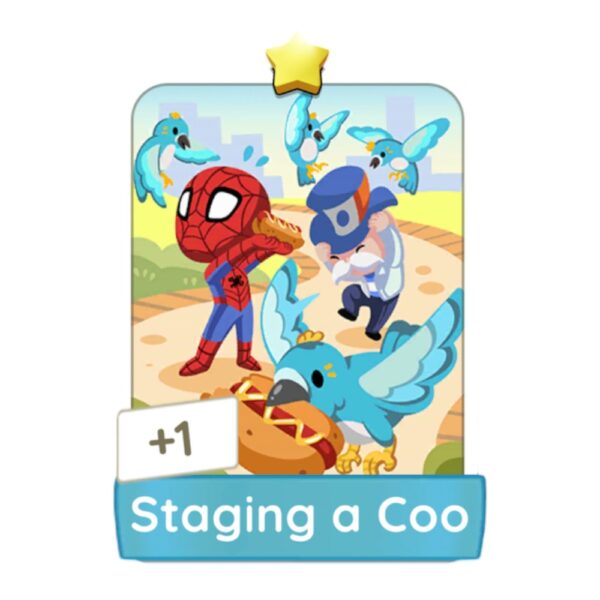Staging a Coo Buy Monopoly Go Stickers
