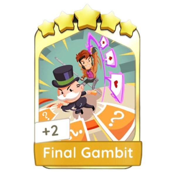 Final Gambit Monopoly Go Gold Sticker