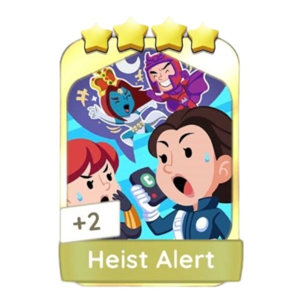 Heist Alert Set 12 - Monopoly Go Gold Sticker