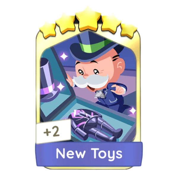 New Toys - Monopoly Go Gold Sticker