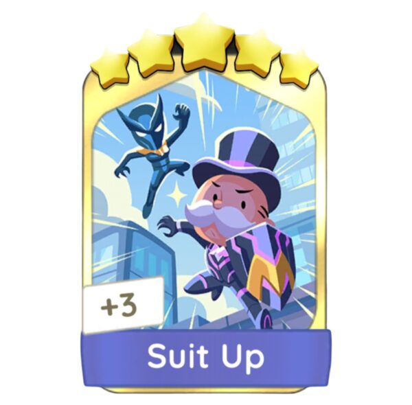 Suit Up Monopoly Go Gold Sticker