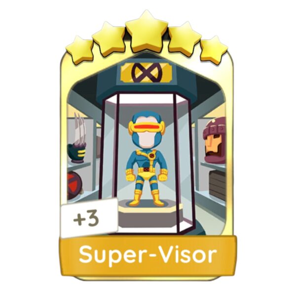 Super-Visor Monopoly Go gold Sticker